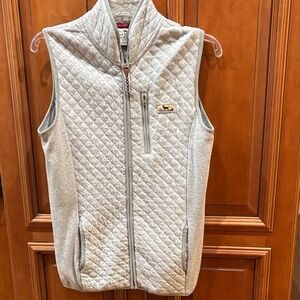 The Black Dog Light Gray Quilted Vest